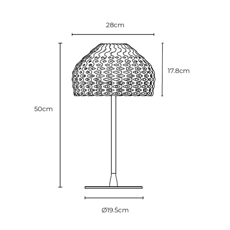 Specification Image for Flos Tatou Table Lamp