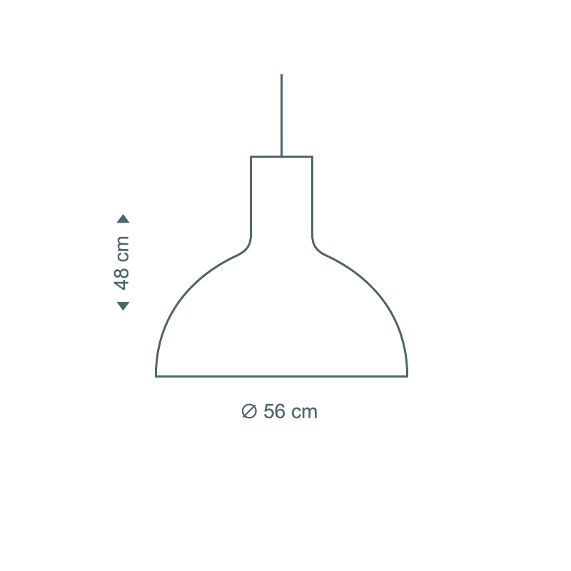 Specification Image for Secto Victo 4250 Pendant Light