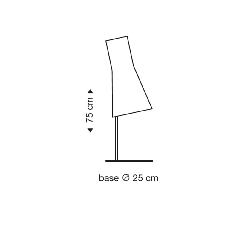 Specification Image for Secto 4220 Table Lamp