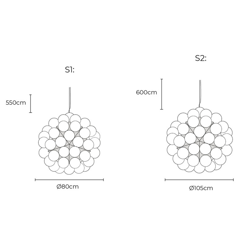Specification image for Flos Taraxacum 88 Pendant
