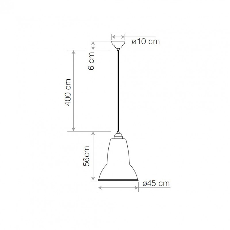 Specification Image for Anglepoise Original 1227 Giant Pendant Light