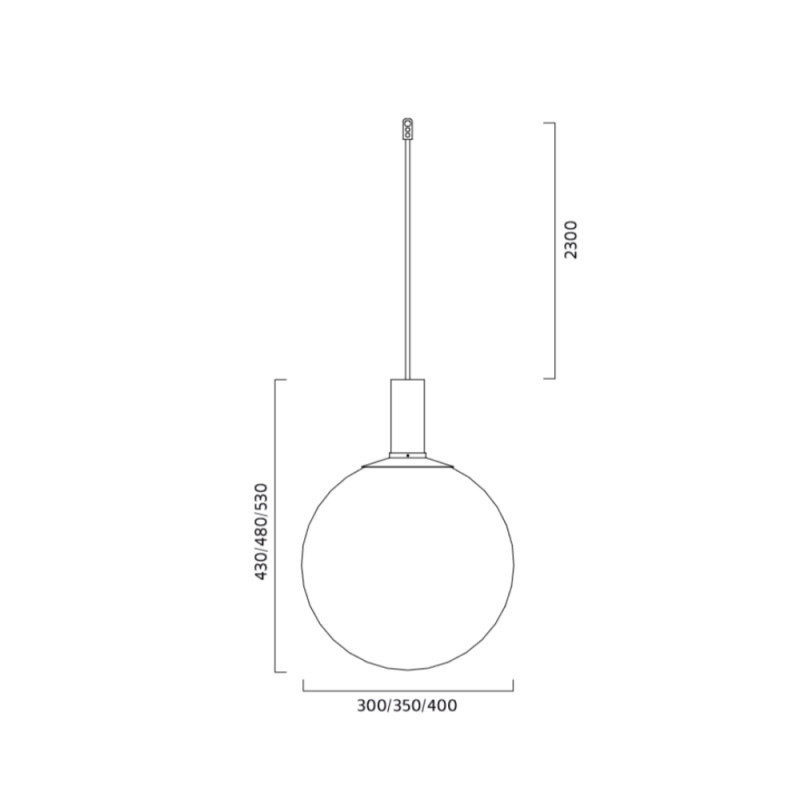 Specification Image for Zero Fog LED Pendant