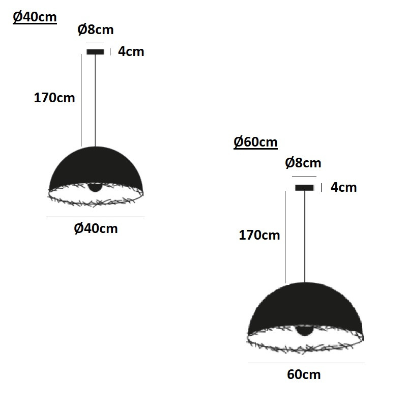 Specification Image for Catellani & Smith PostKrisi 49 Pendant Lamp