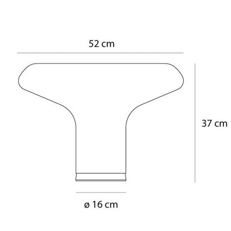Specification Image for Artemide Lesbo Table Lamp