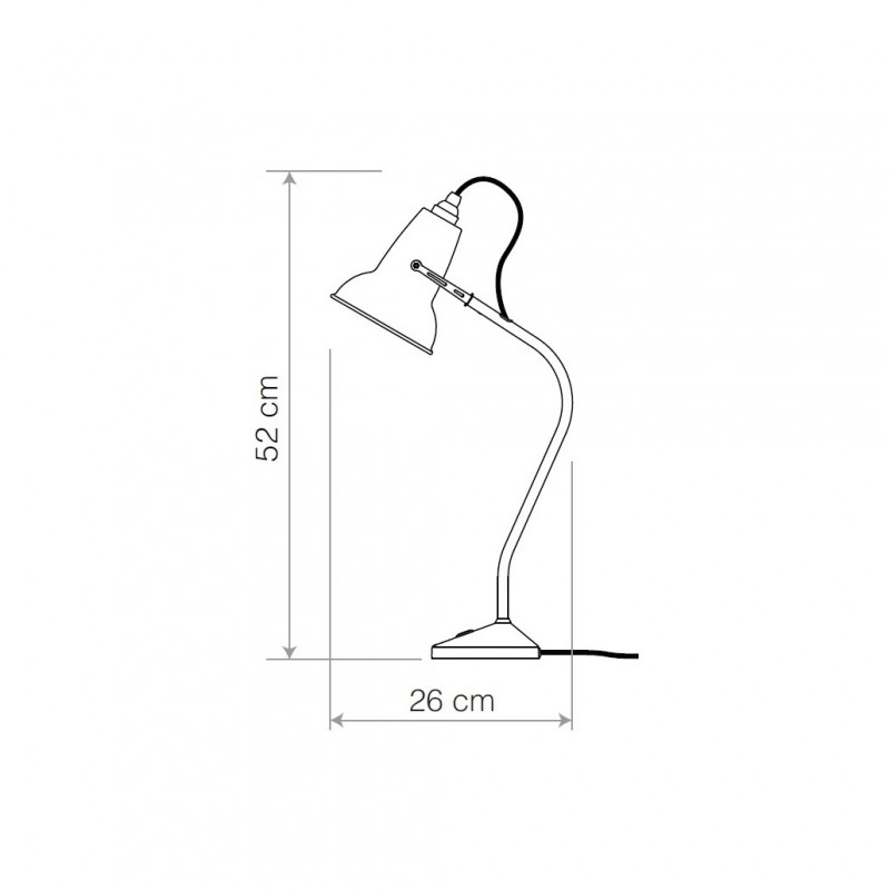 Specification Image for Anglepoise Original 1227 Mini Table Lamp