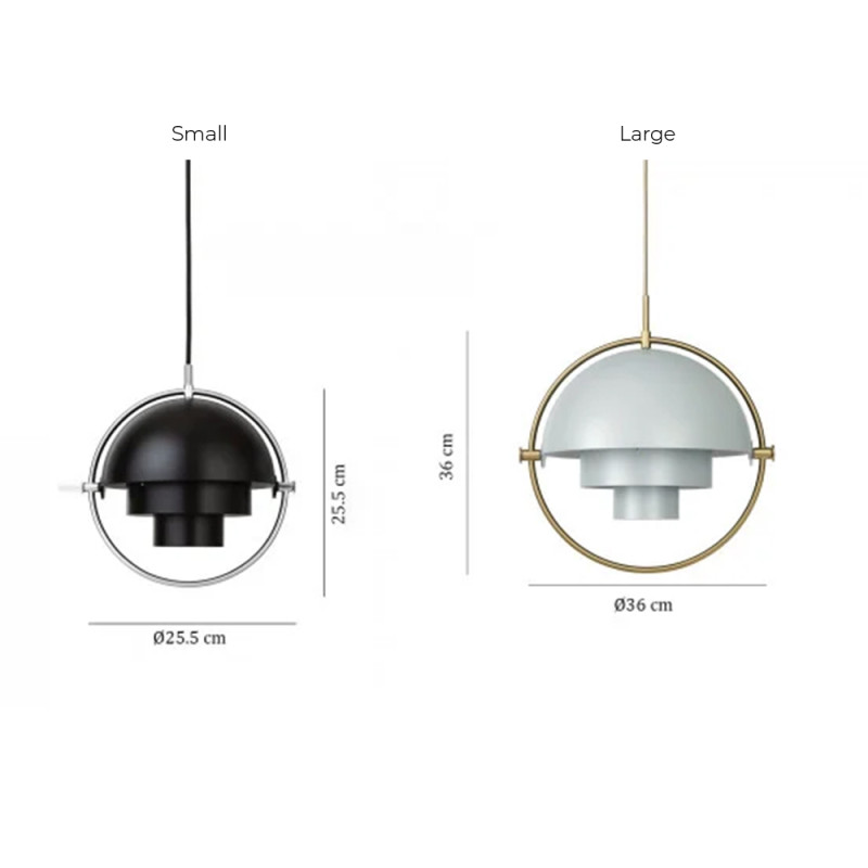Specification Image for Gubi Multi-Lite Pendant