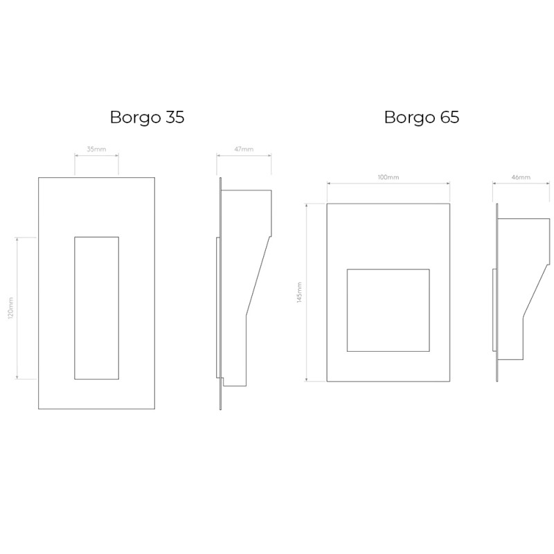 Specification Image for Astro Borgo Trimless LED Recessed Light