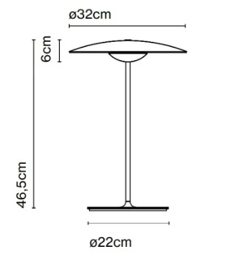 Marset Ginger LED Table Lamp Specification 