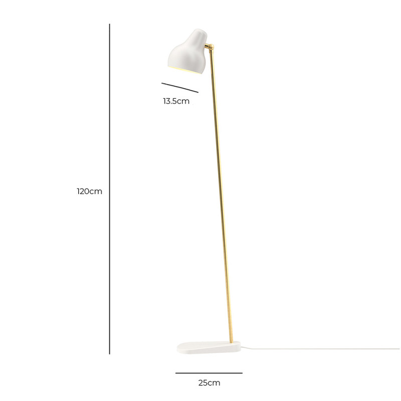Specification Image for Louis Poulsen VL38 LED Floor Lamp
