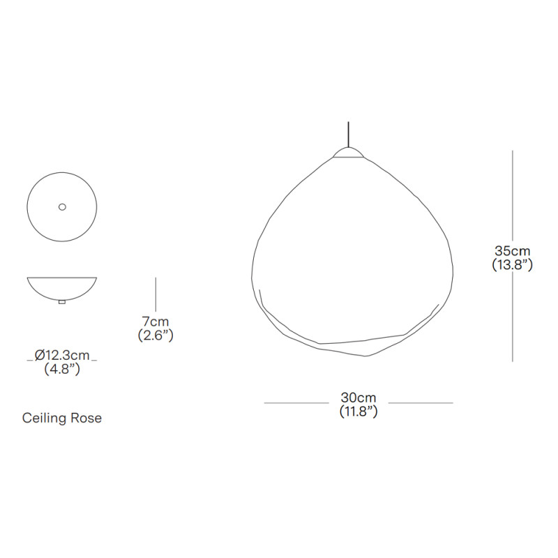 Specification Image for Resident Parison Pendant