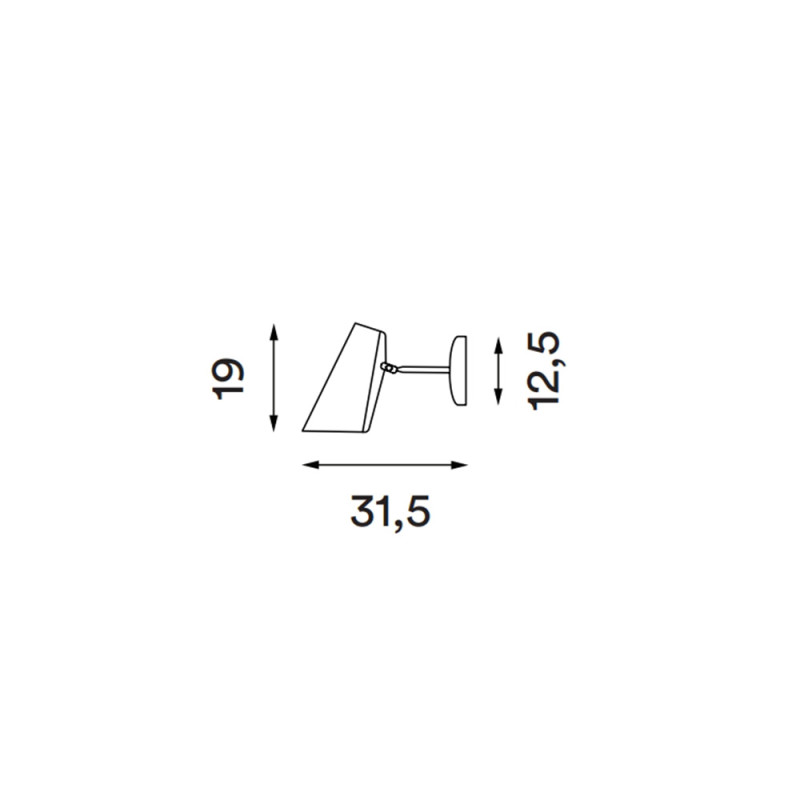 Specification Image for Northern Short Wall Light