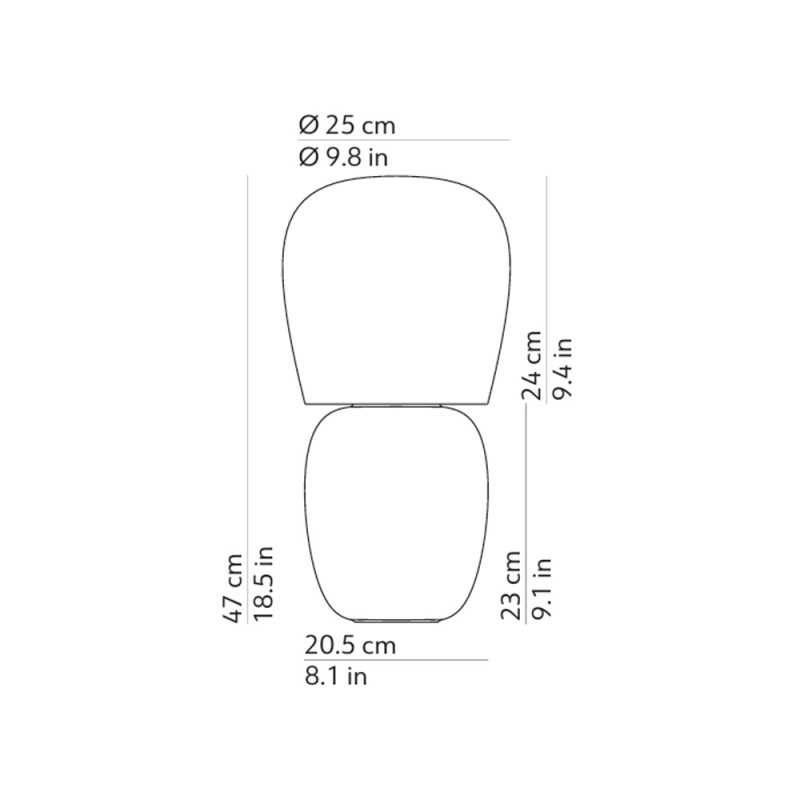 Specification Image for KDLN Hive Table Lamp