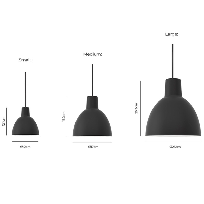 Specification Image for Louis Poulsen Toldbod Pendant