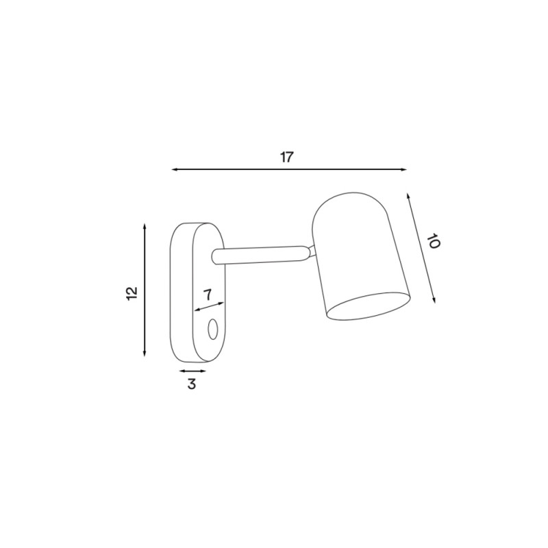 Specification Image for Northern Buddy Wall Light