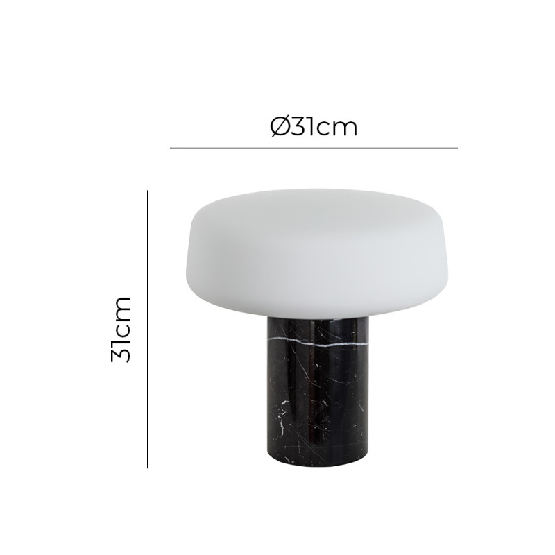 Specification Image for Case Solid Table Lamp