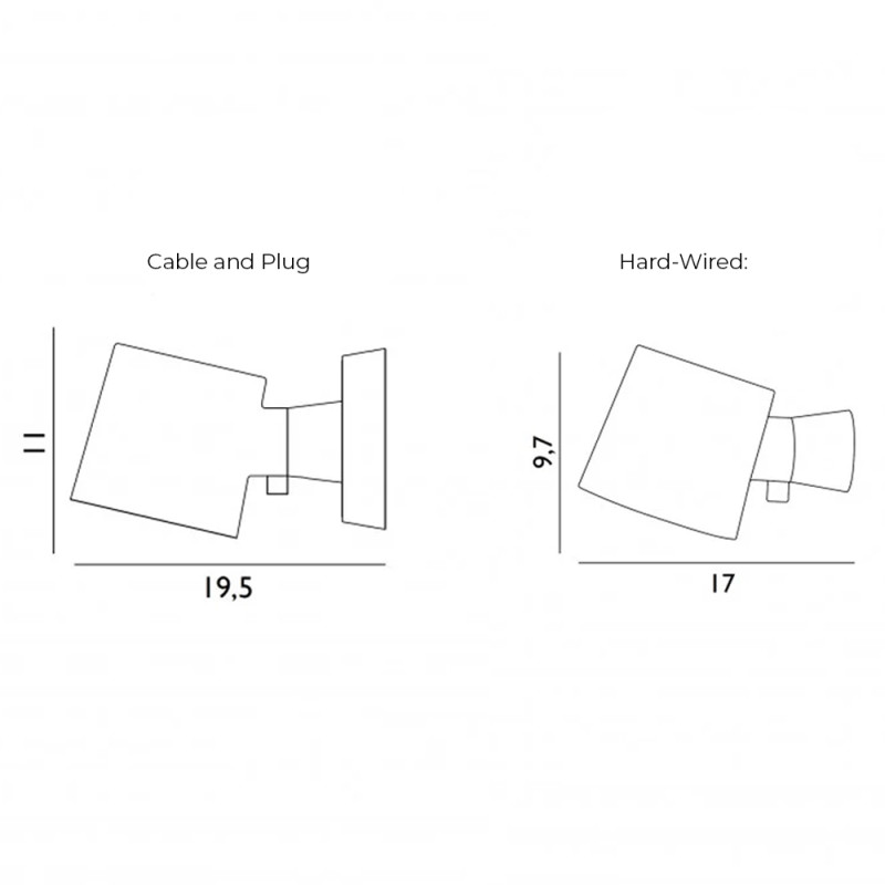 Specification Image for Normann Copenhagen Rise Wall Light