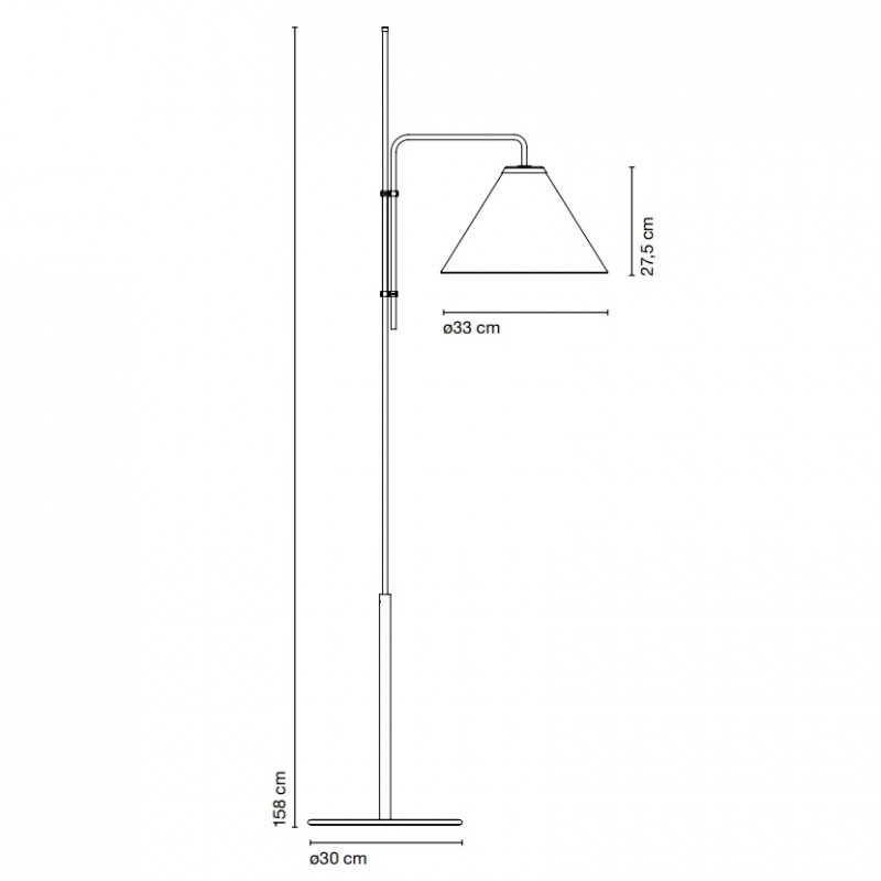 Marset Funiculi Fabric Floor Lamp Specification