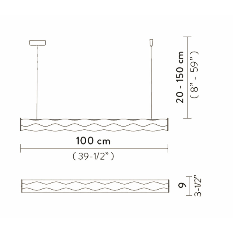 Specification Image for Slamp Hugo Suspension