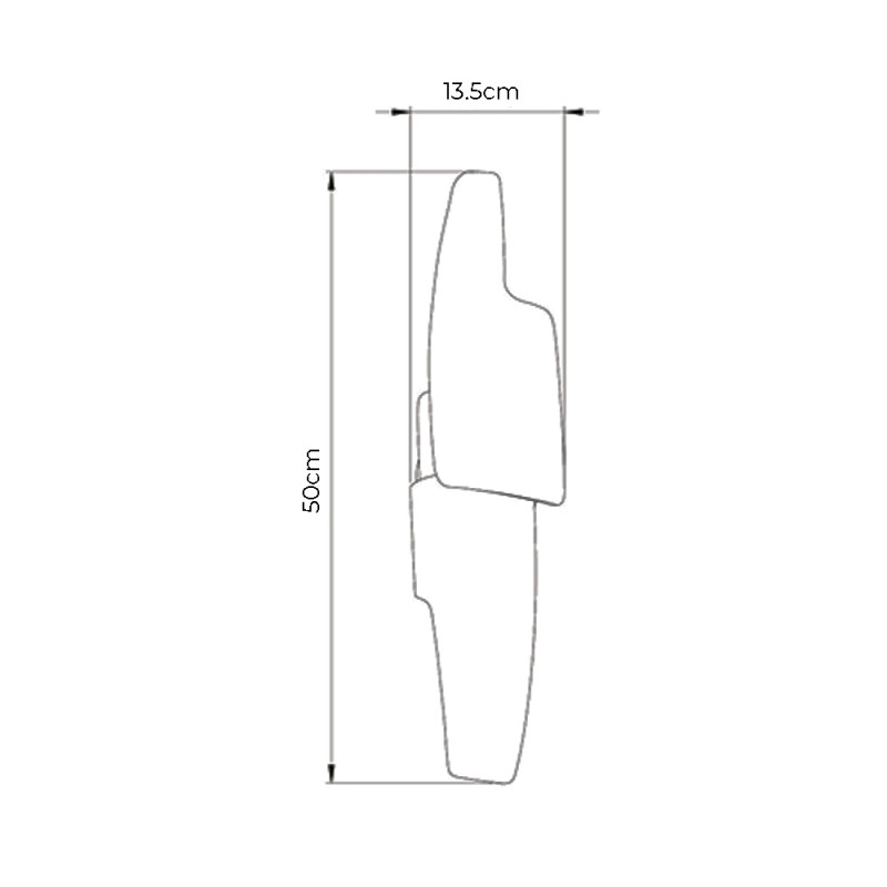 Specification Image for Porta Romana Neolith Wall Light