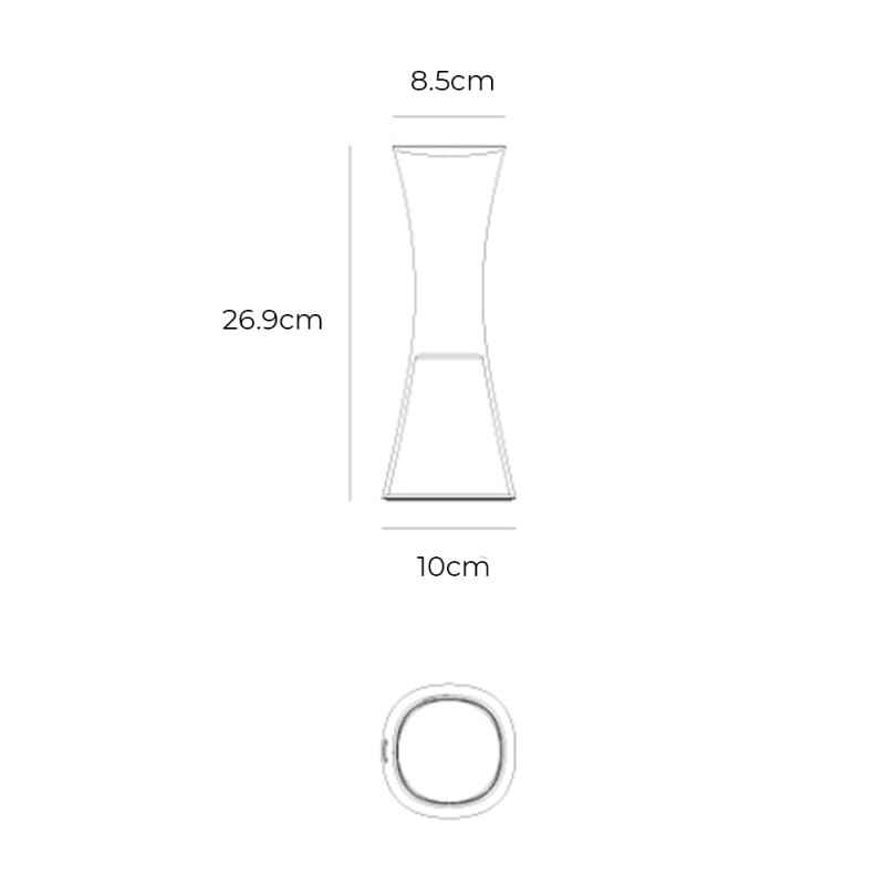 Specification Image for Artemide Come Together Portable Lamp