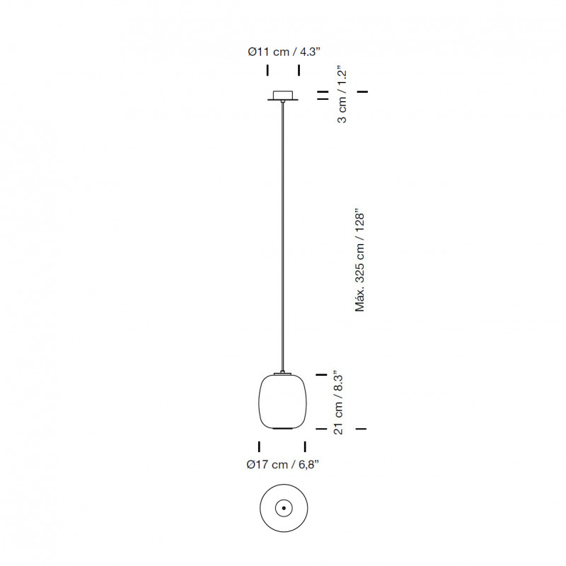 Specification Image for Santa & Cole Globo Cestita Pendant