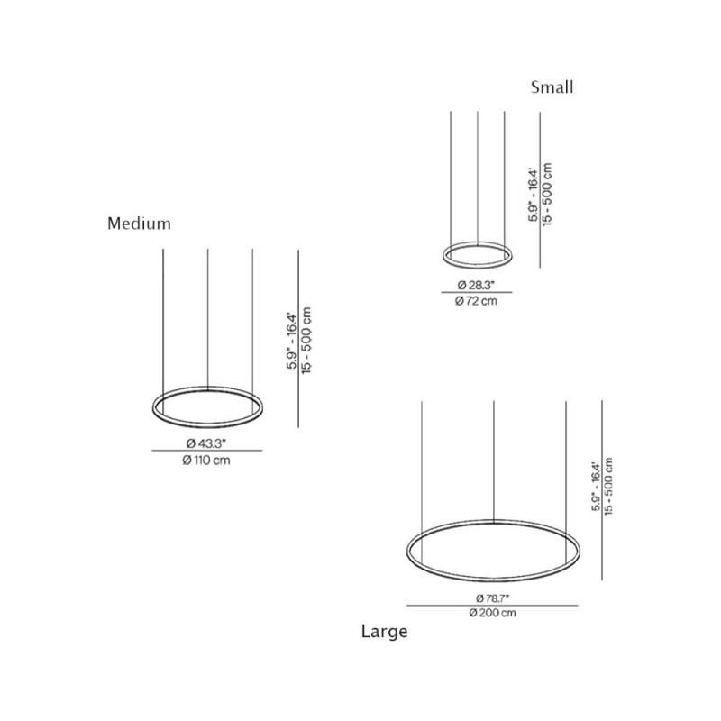 Specification Image for Compendium Circular Suspension Light