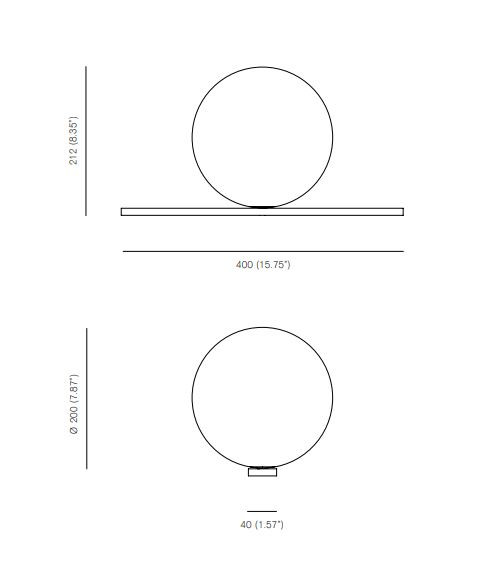 Specification Image for Michael Anastassiades Get Set Table Lamp 