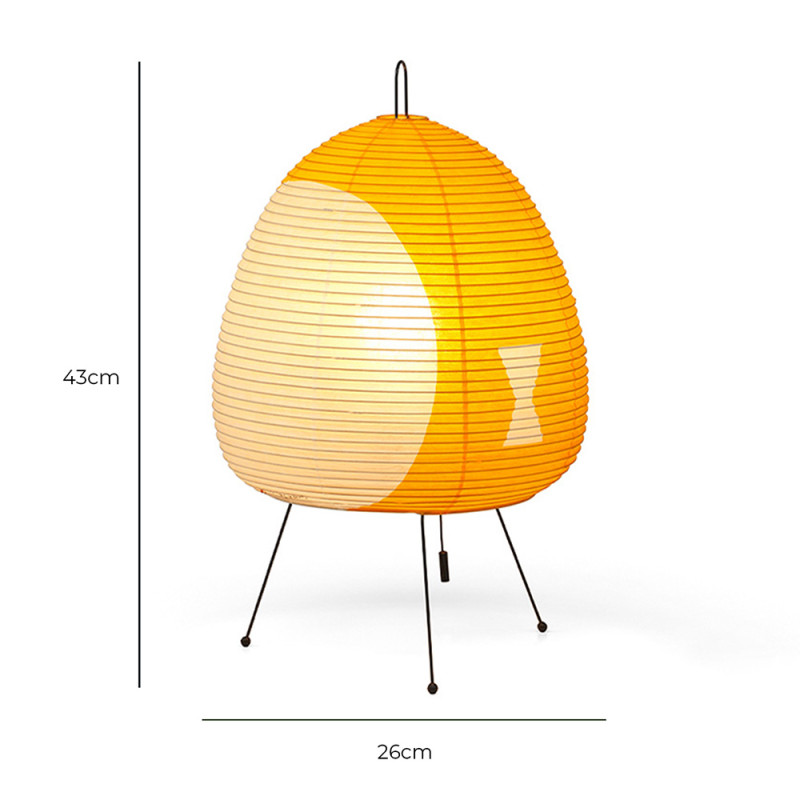Specification Image for Vitra Akari 1AY Lamp