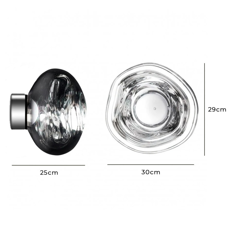 Specification Image for Tom Dixon Mini Melt LED Surface Light