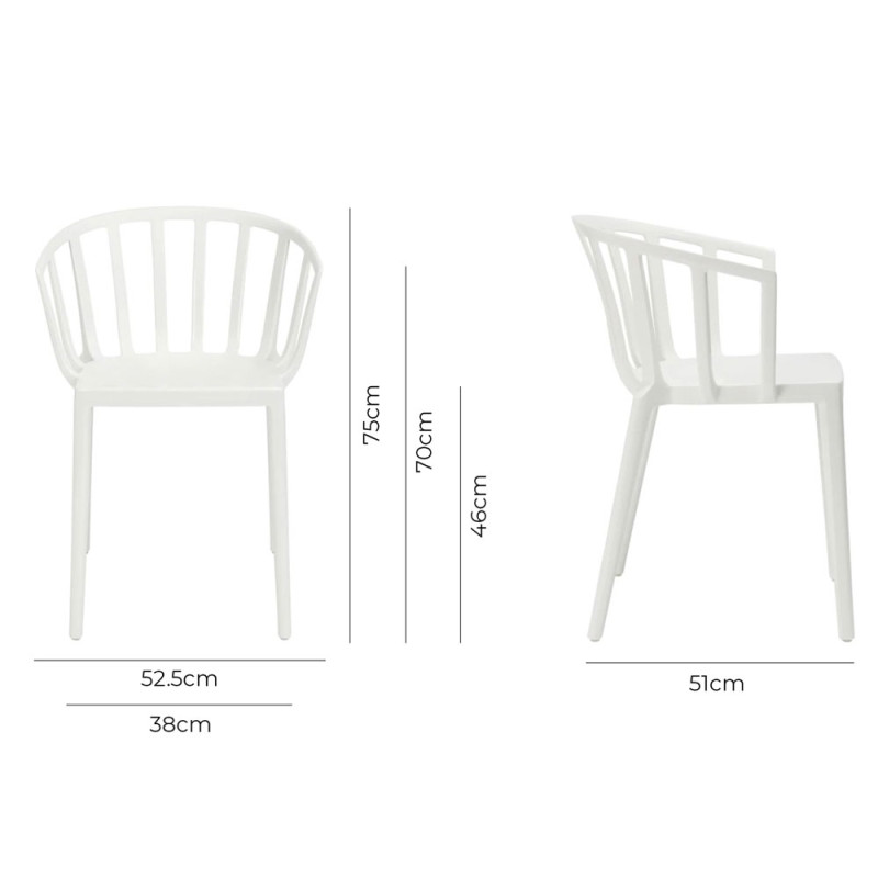 Specification Image for Kartell Venice Chair