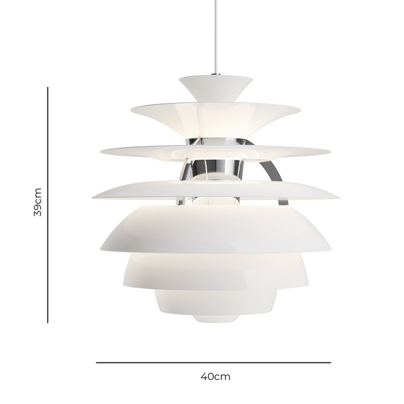 Specification Image for Louis Poulsen PH Snowball LED Pendant
