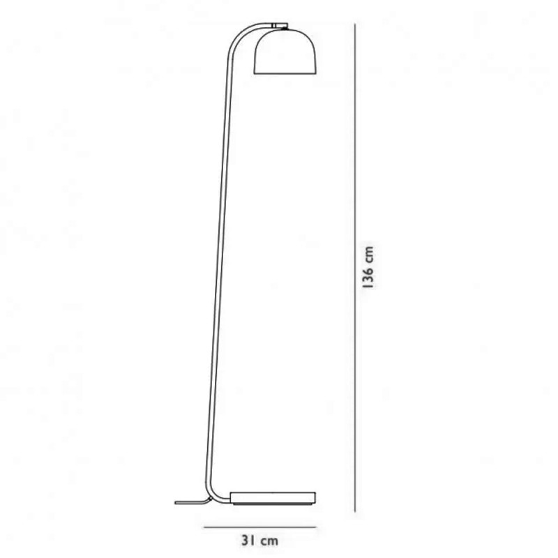 Specification Image for Normann Copenhagen Grant LED Floor Lamp