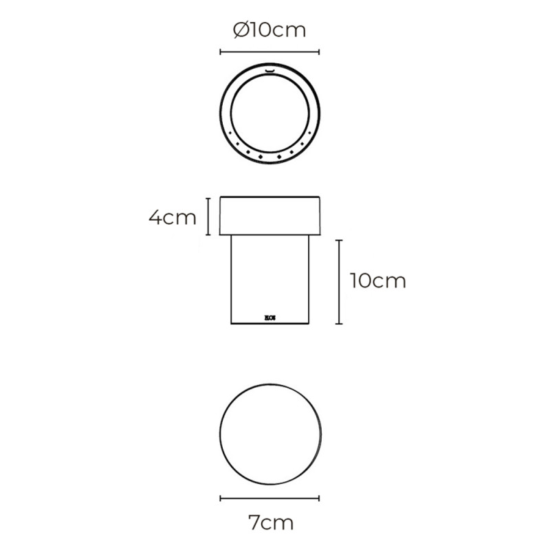 Specification Image for Flos Last Order LED Portable Lamp