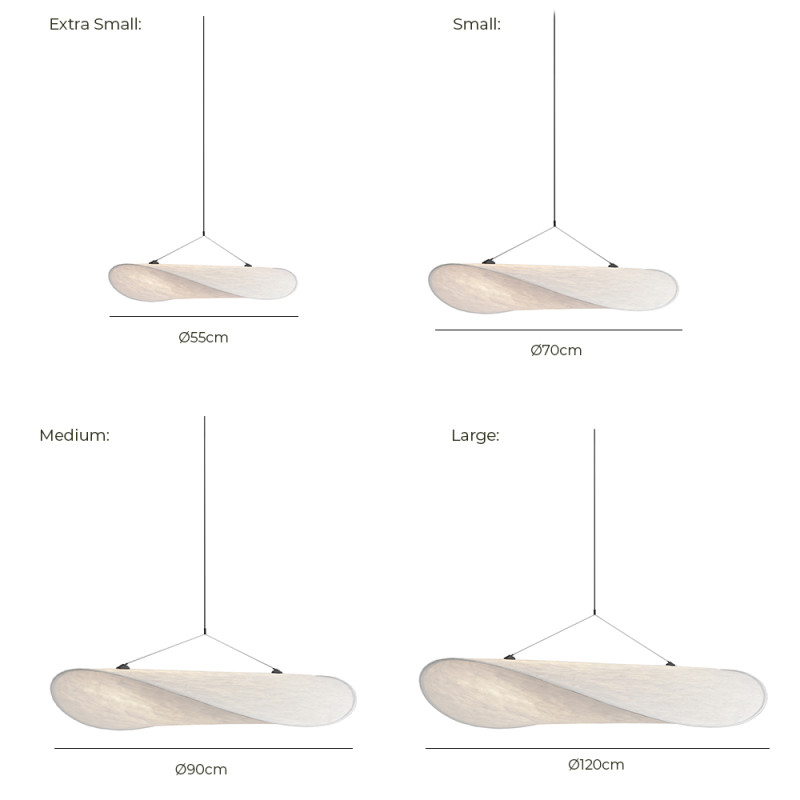 Specification image for New Works Tense LED Pendant