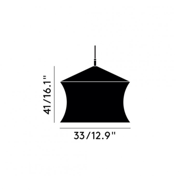 Specification Image for Tom Dixon Beat Waist LED Pendant