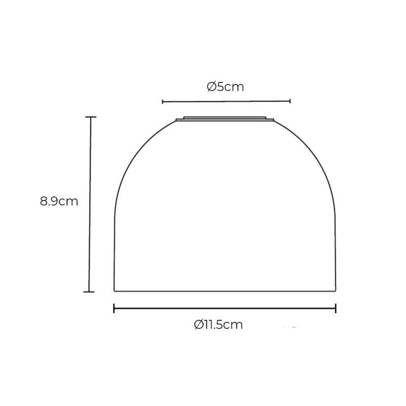 Specification Image for Flos Wan Ceiling/Wall Light