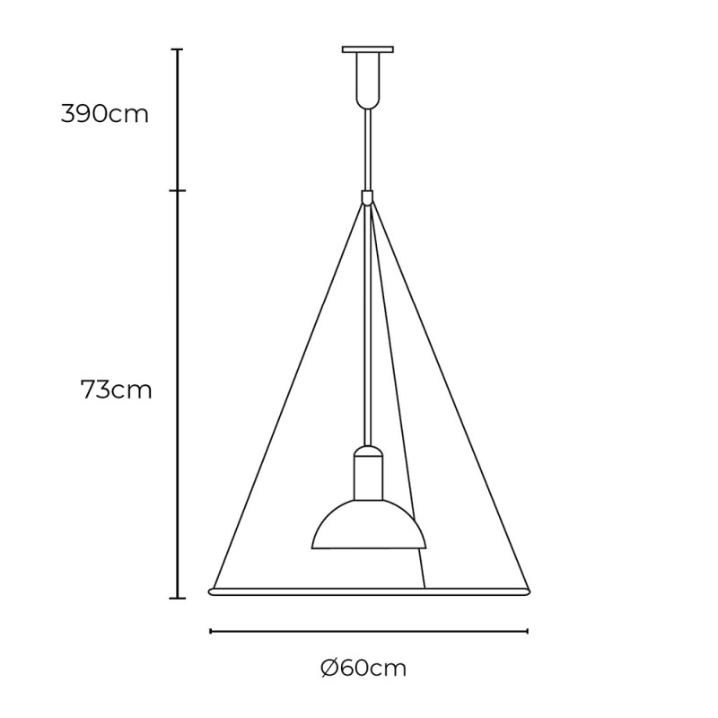 Specification Image for Flos Frisbi Pendant