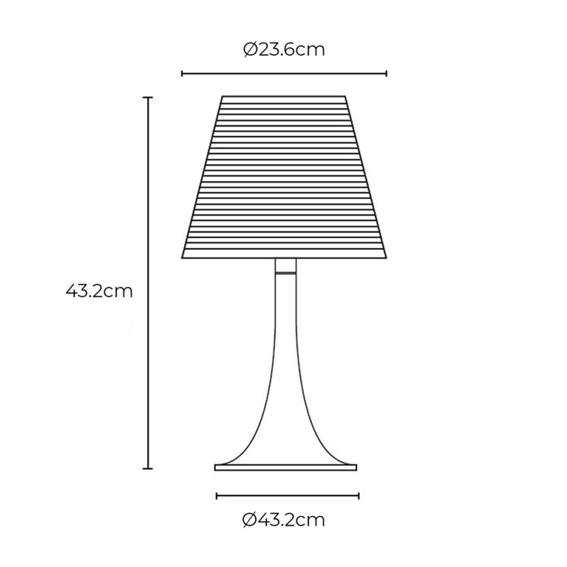 Specification Image for Flos Miss K Table Lamp