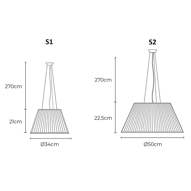 Specification Image for Flos Romeo Moon Pendant