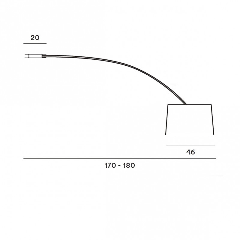 Specification Image for Foscarini Twiggy ceiling light