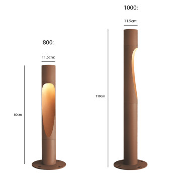 Specification Image for Louis Poulsen Flindt Bollard LED Outdoor Light