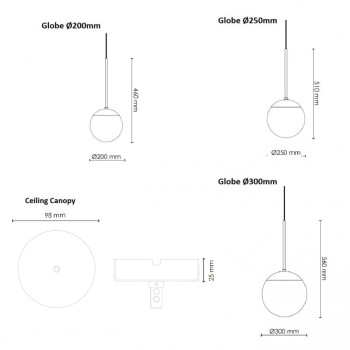 RUBN Lord 1 Pendant Light Specification 