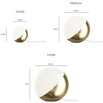 Specification Image for Louis Poulsen VL Studio Floor/Table Lamp