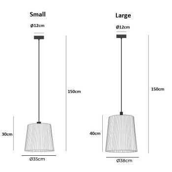 Specification Image for a-emotional light Virginia Outdoor Pendant Light