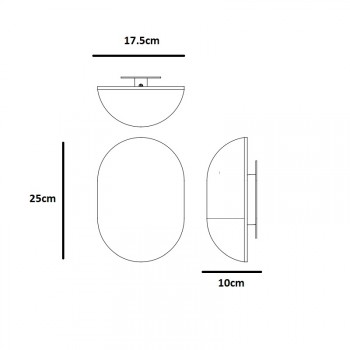 Specification Image for Gubi Howard Wall Light