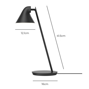 Specification Image for Louis Poulsen NJP Mini LED Table Lamp