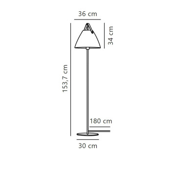 Specification image for Design For The People Strap Floor Lamp