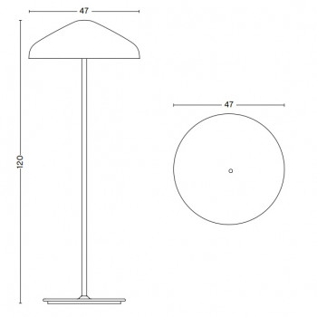 HAY Pao Steel Floor Lamp Specification 
