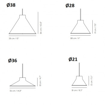 Specification Image for Muuto Top Pendant Light