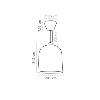 Specification Image for Design For The People Angle E27 Pendant